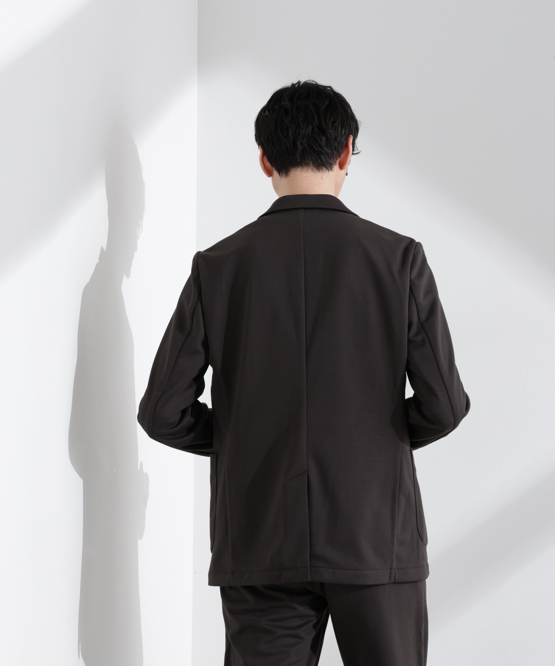 nano･universe「ポリエステルダンボール セットアップ」|スーツ|