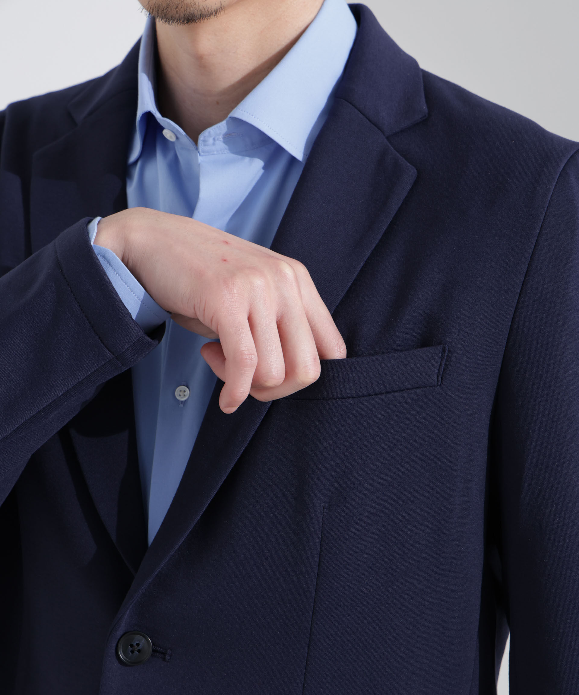 nano･universe「ポリエステルダンボール セットアップ」|スーツ|