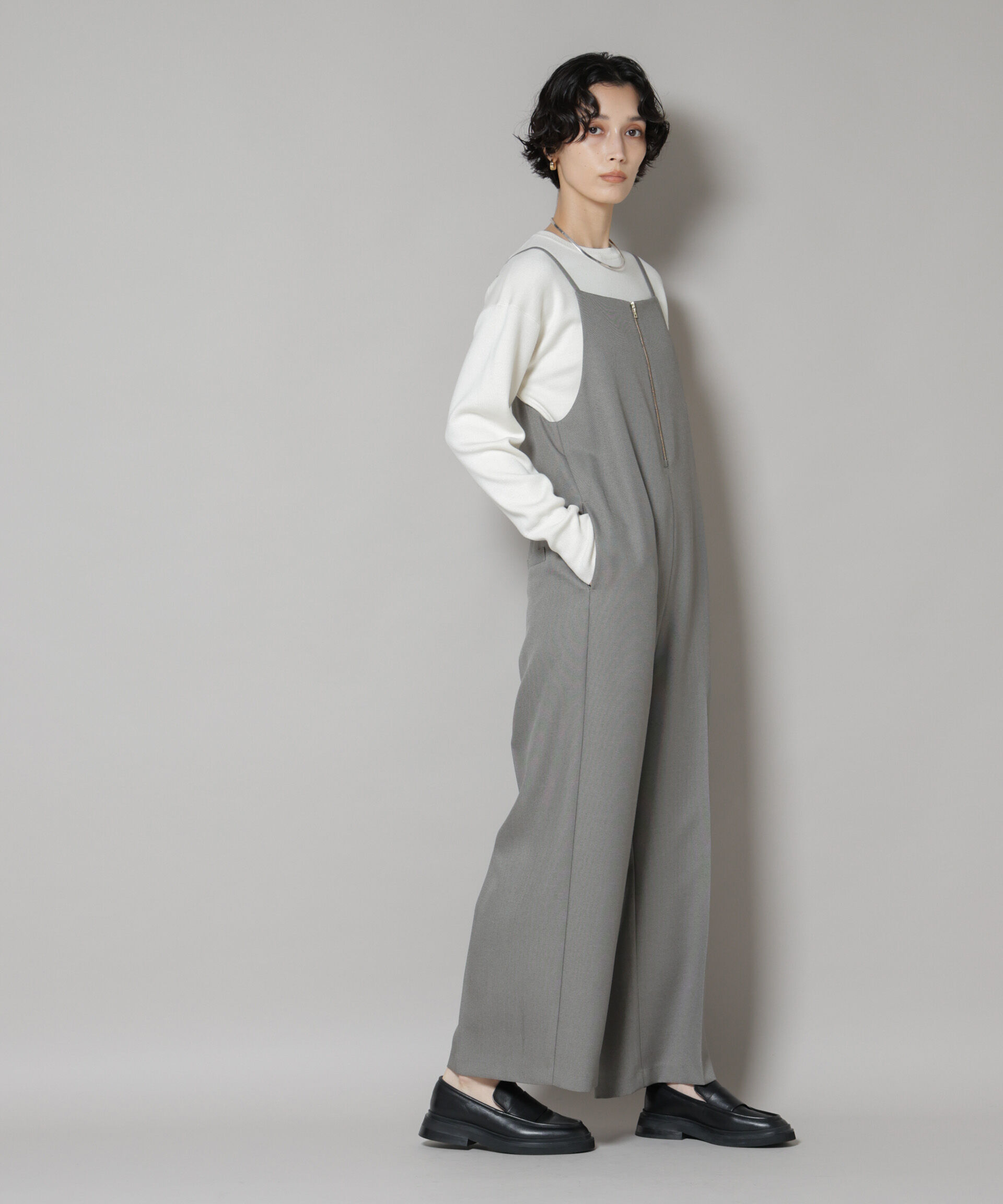 nano･universe「毛玉レスニットスムースクルーネックプルオーバー」|ニット・セーター|