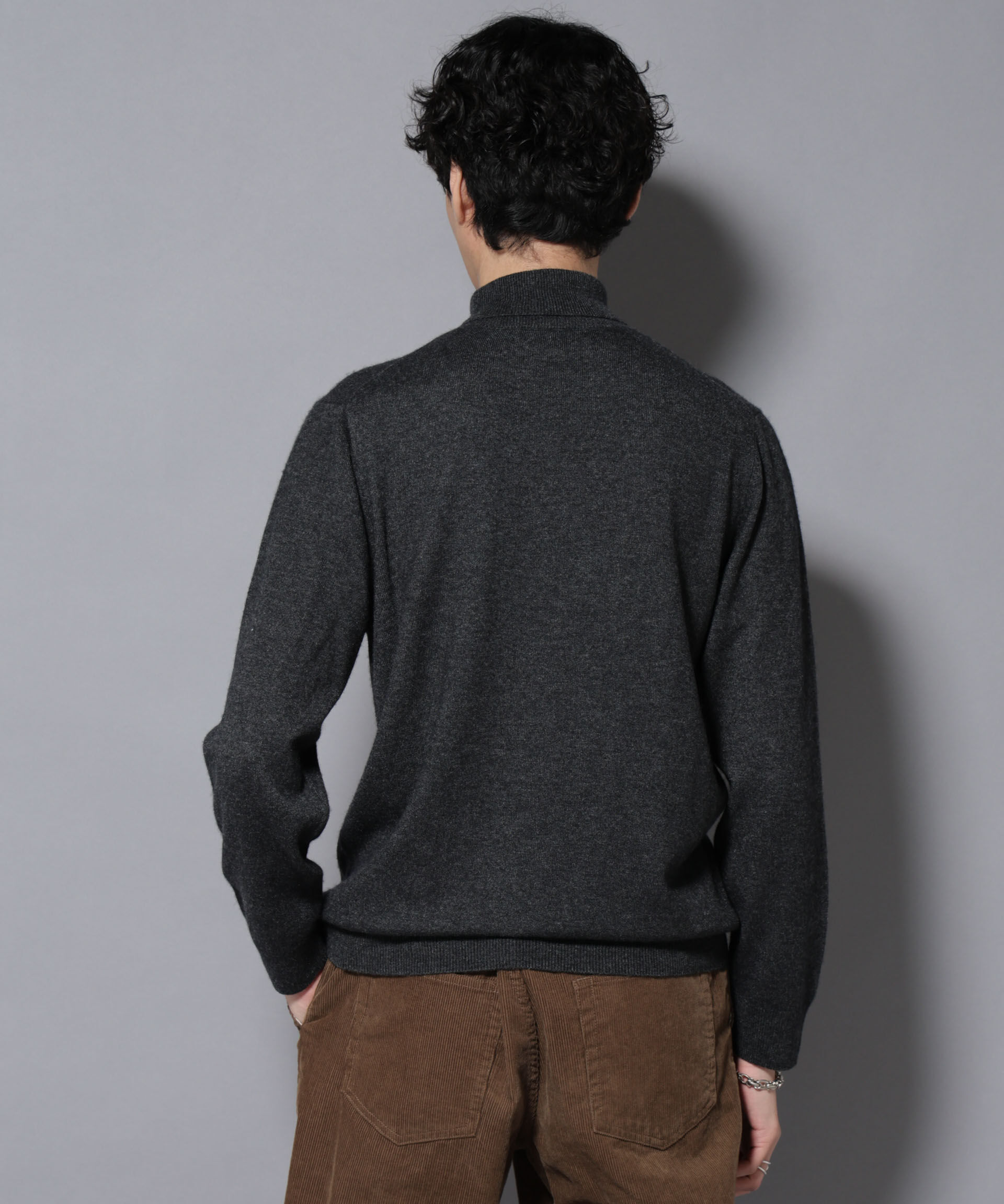 nano･universe「カシミヤミックスタートルネックニット」|ニット・セーター|