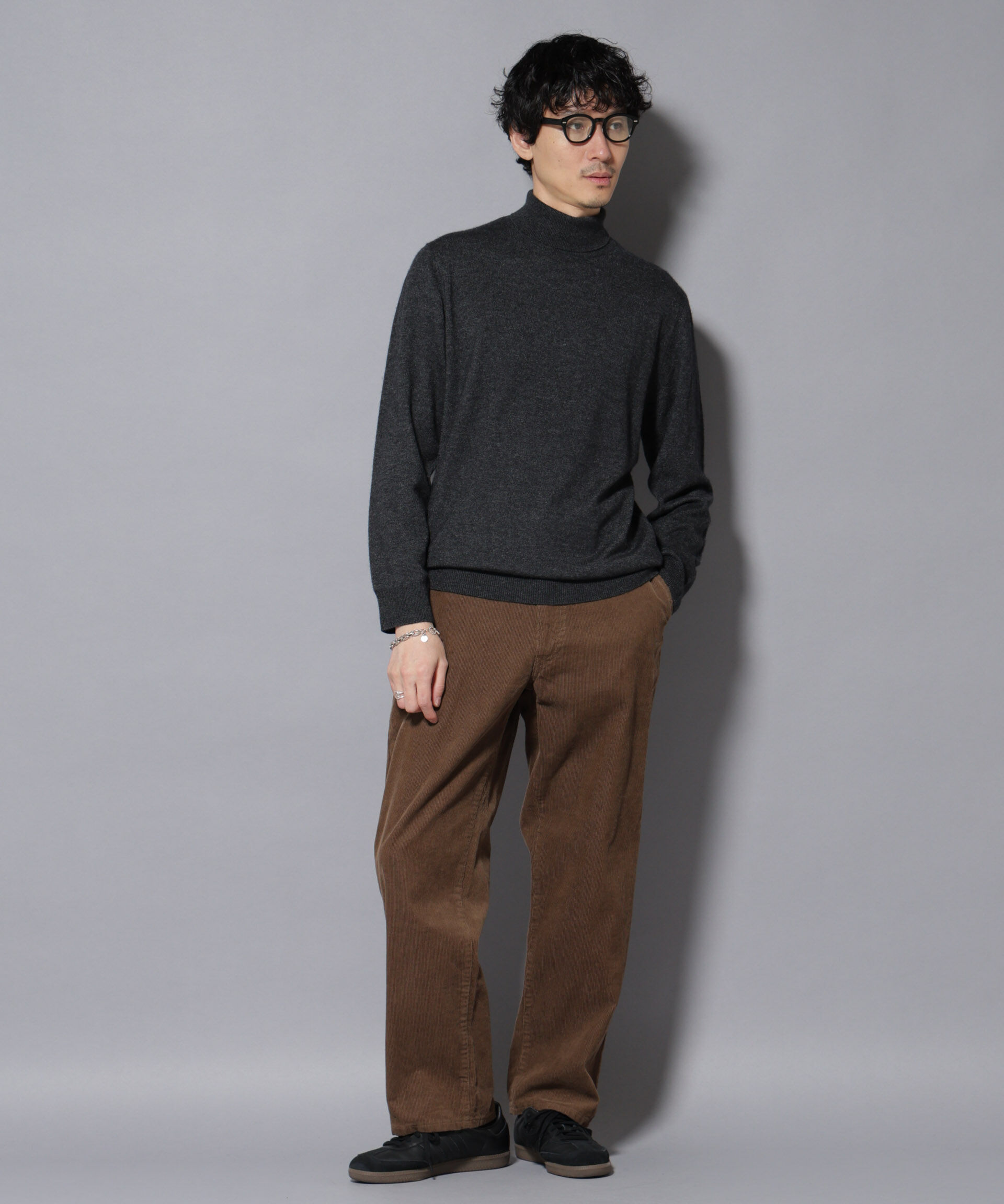 nano･universe「カシミヤミックスタートルネックニット」|ニット・セーター|