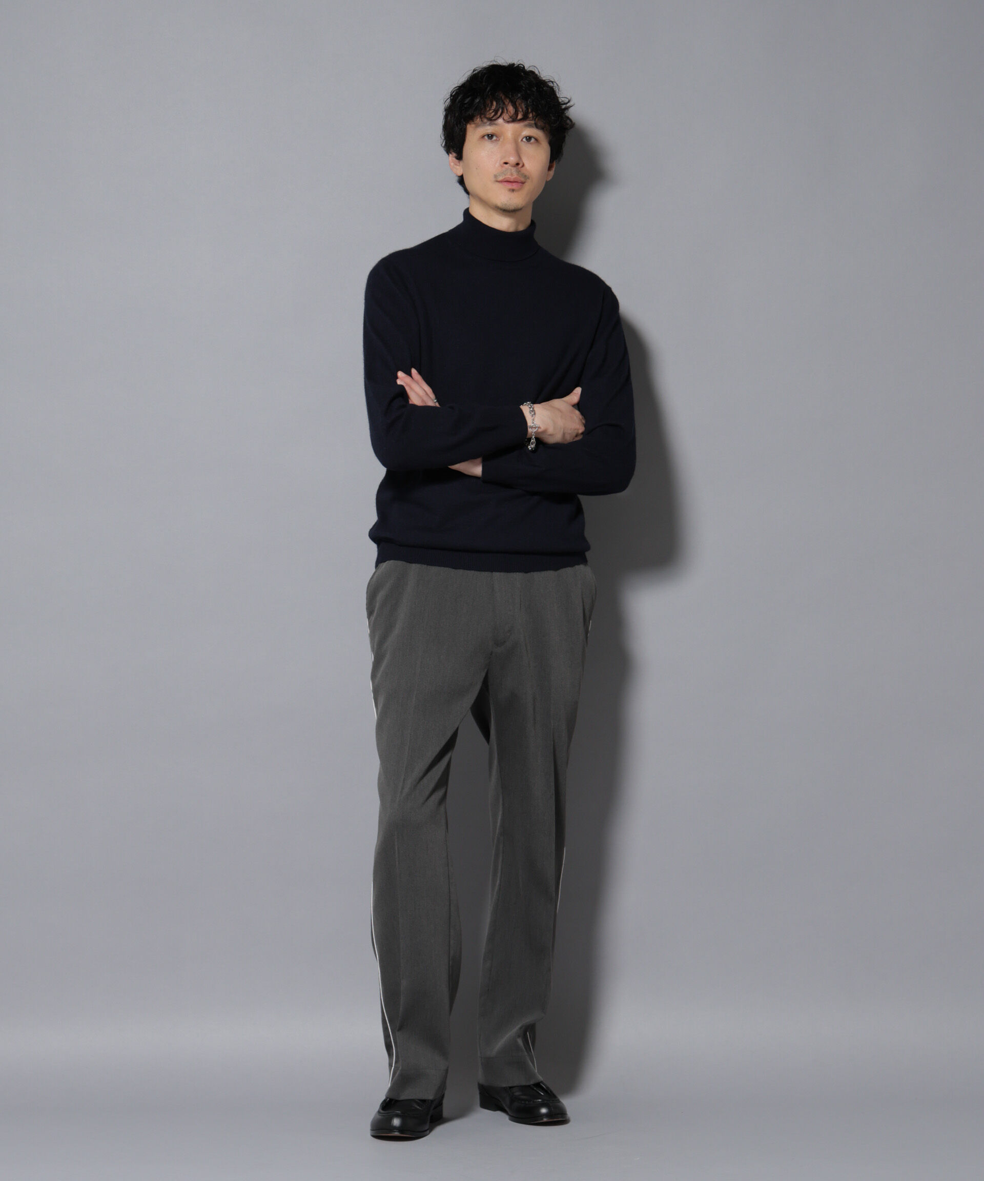 nano･universe「カシミヤミックスタートルネックニット」|ニット・セーター|