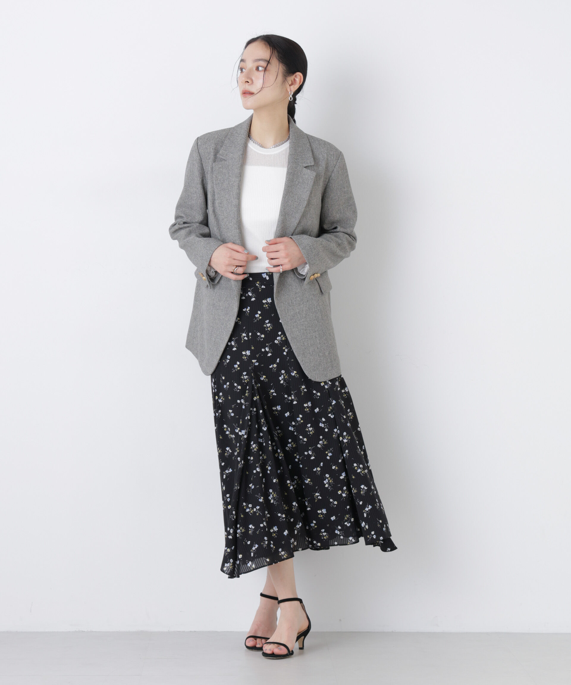 nano･universe「ツイーディーカルゼテーラードダブルジャケット」|テーラードジャケット|