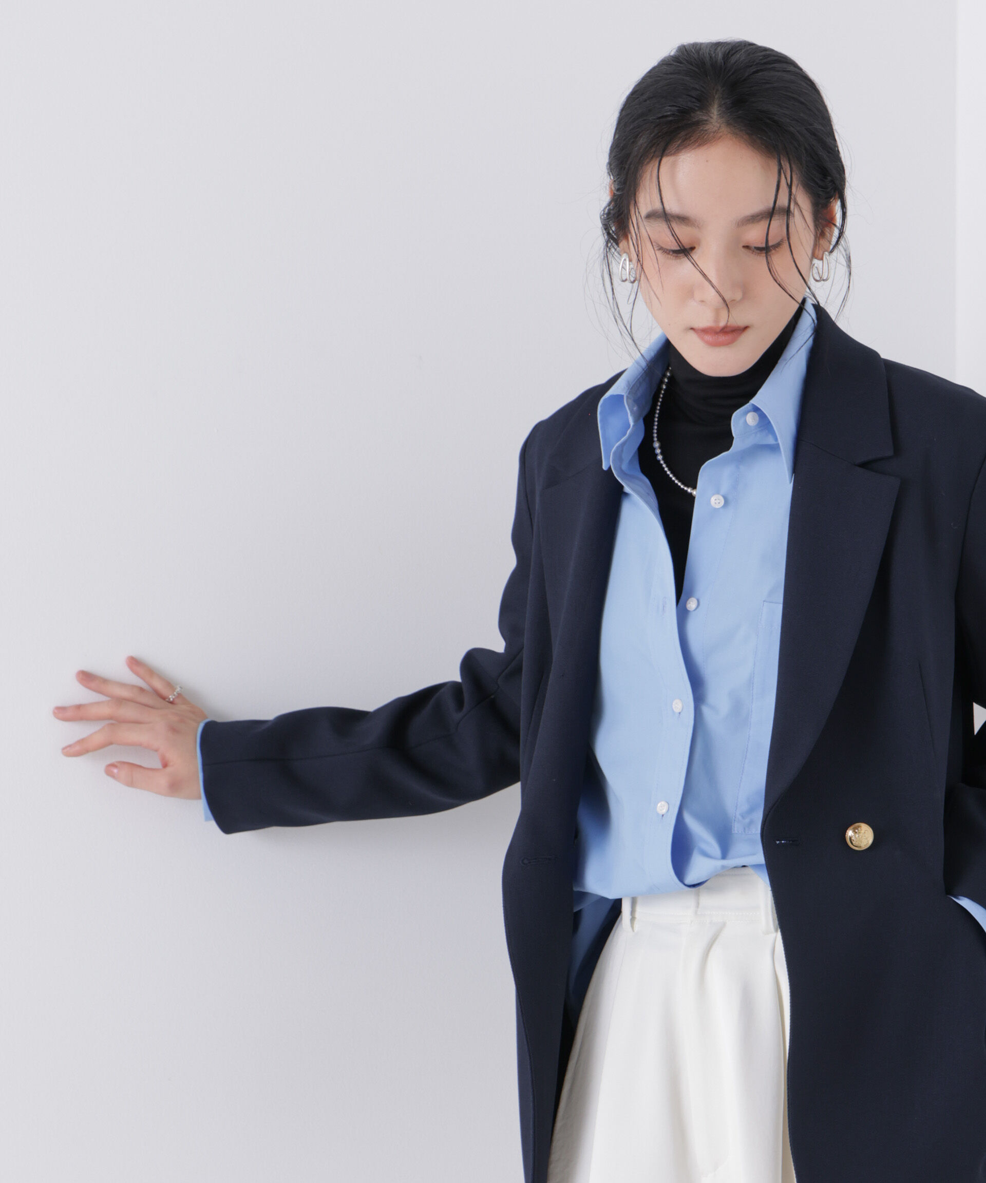 nano･universe「ツイーディーカルゼテーラードダブルジャケット」|テーラードジャケット|