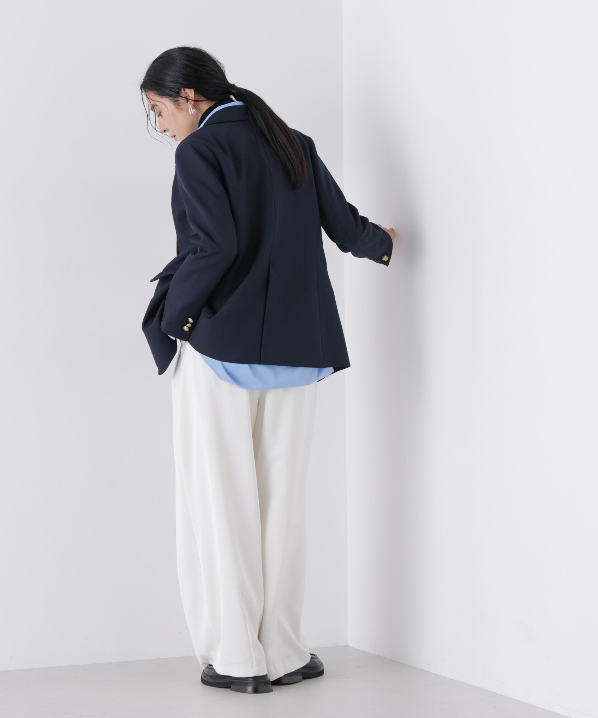 nano･universe「ツイーディーカルゼテーラードダブルジャケット」|テーラードジャケット|