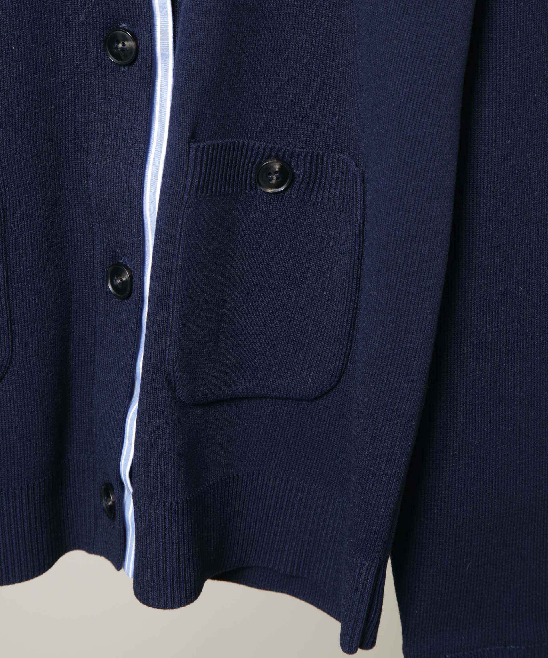 nano･universe「シャツドッキングニットカーディガン」|ニット・セーター|