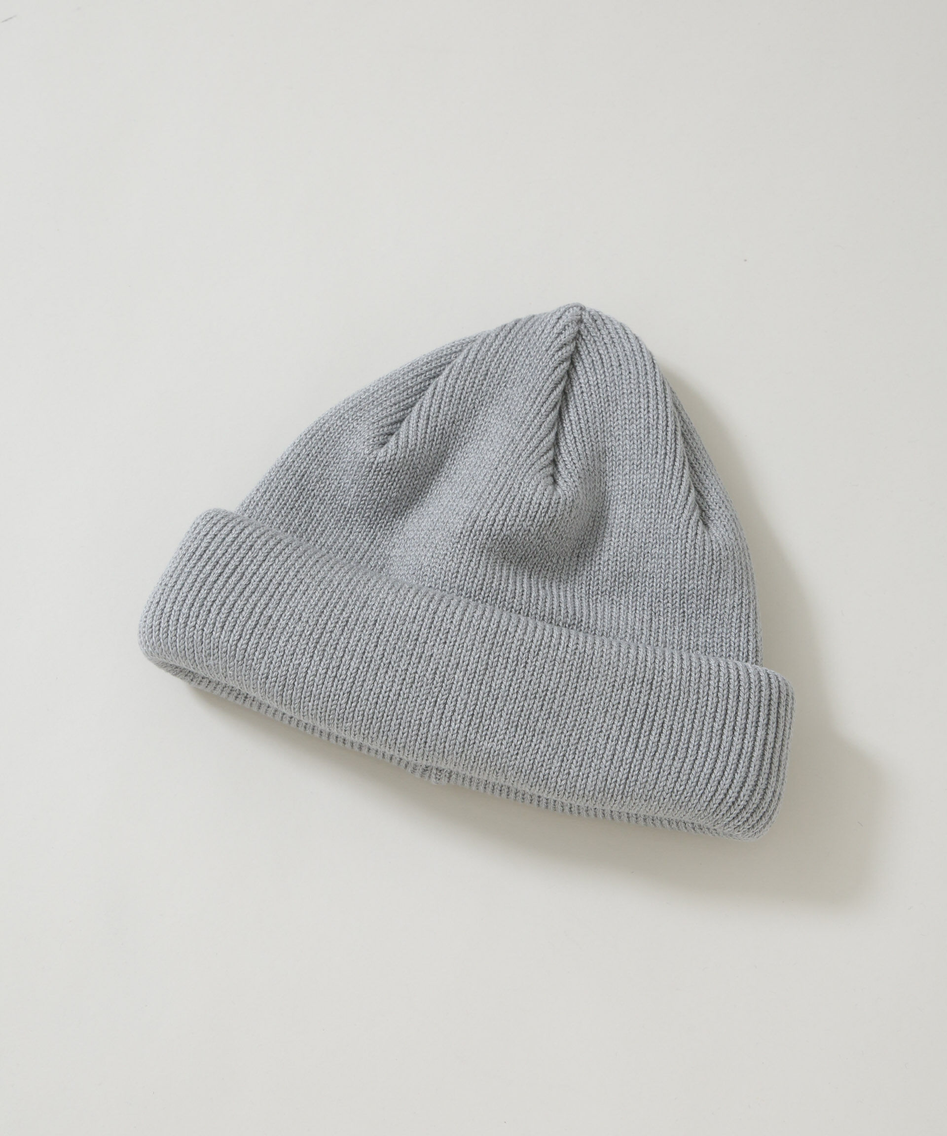  「RACAL/Roll Knit Cap」|ニット帽|グレー