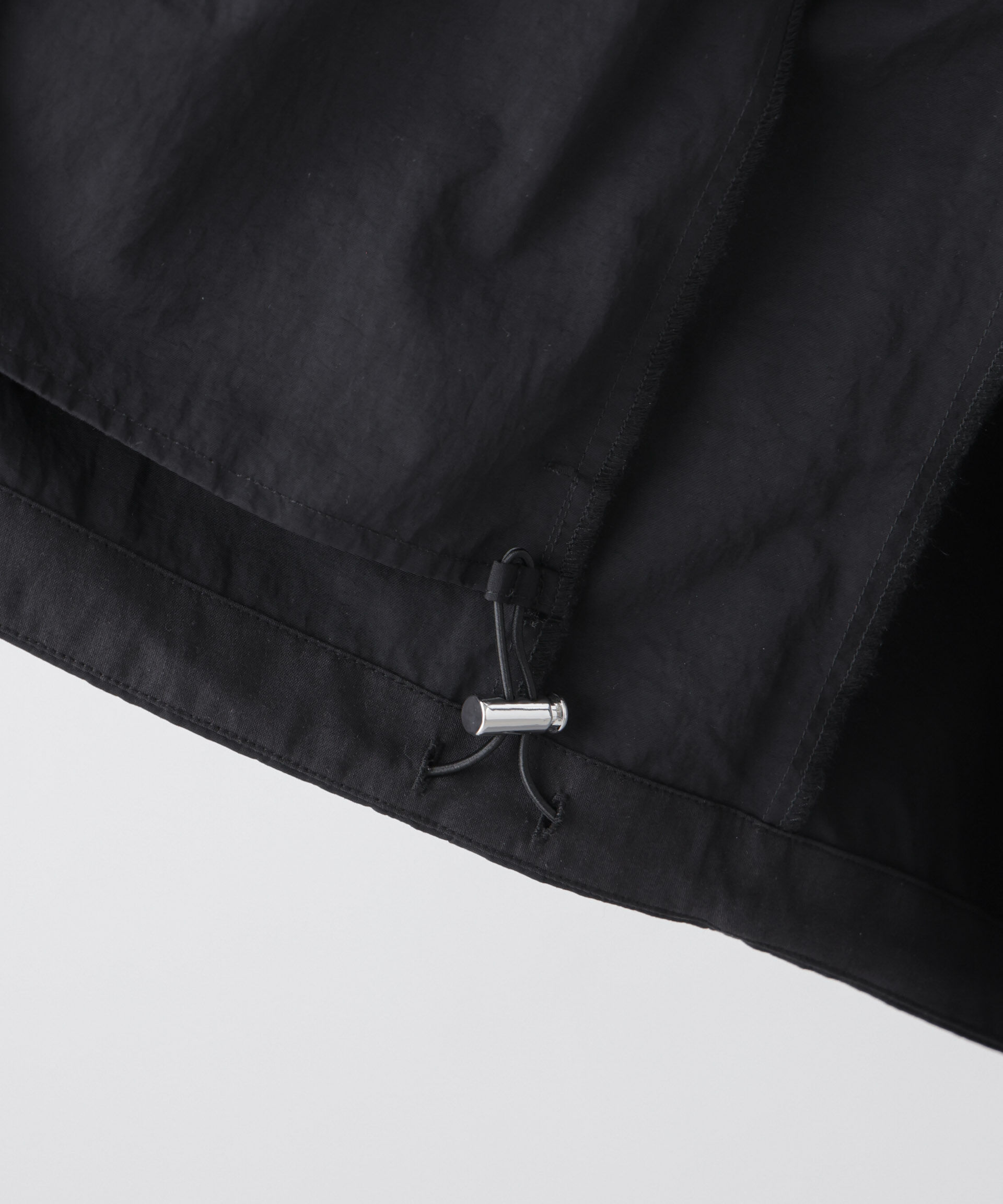 nano･universe「撥水＆花粉ガード コクーンシルエットジップブルゾン」|ブルゾン・スタジャン|