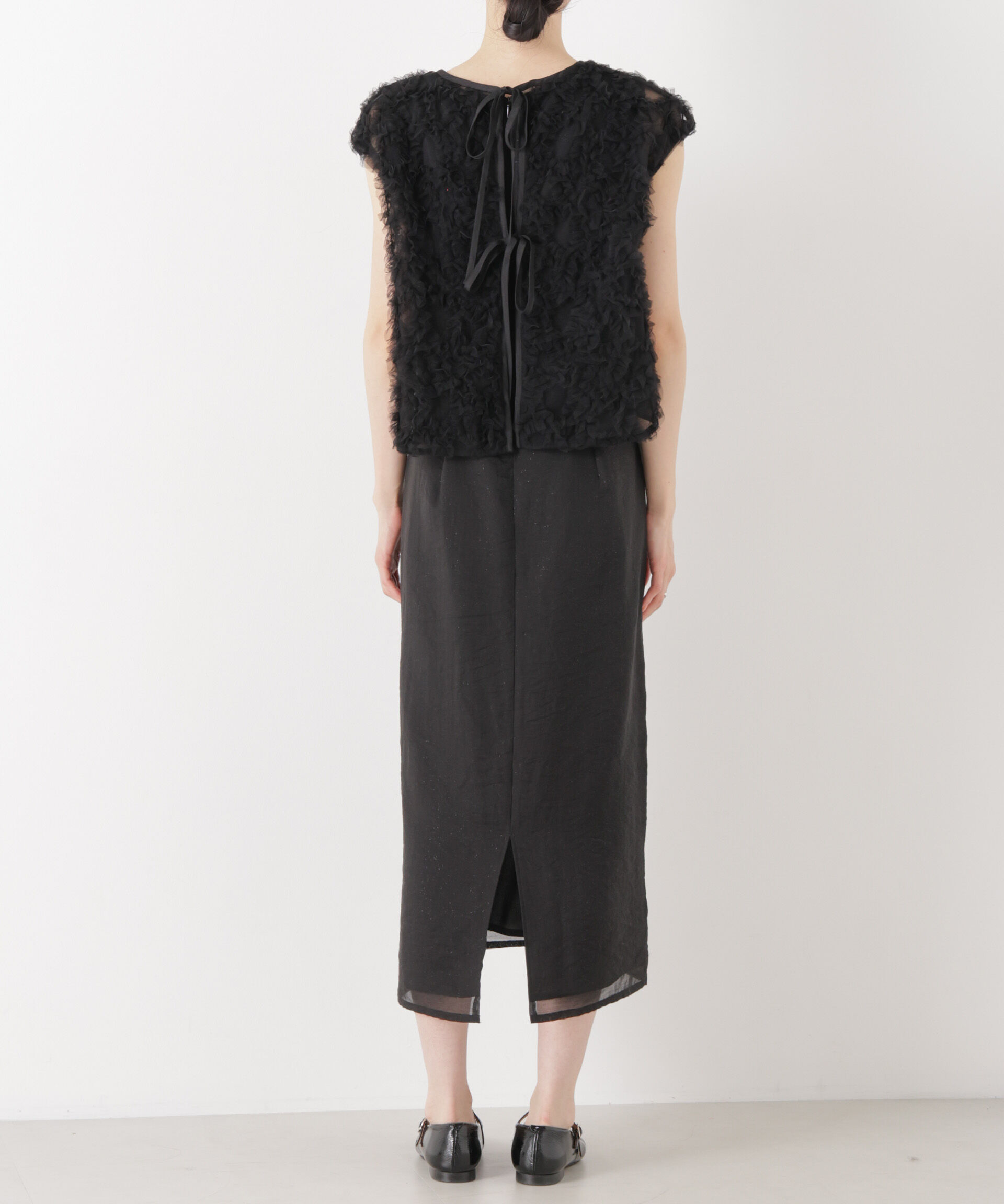 nano･universe「kaene/フラッフィーフラワーコンビドレス」|ワンピース|