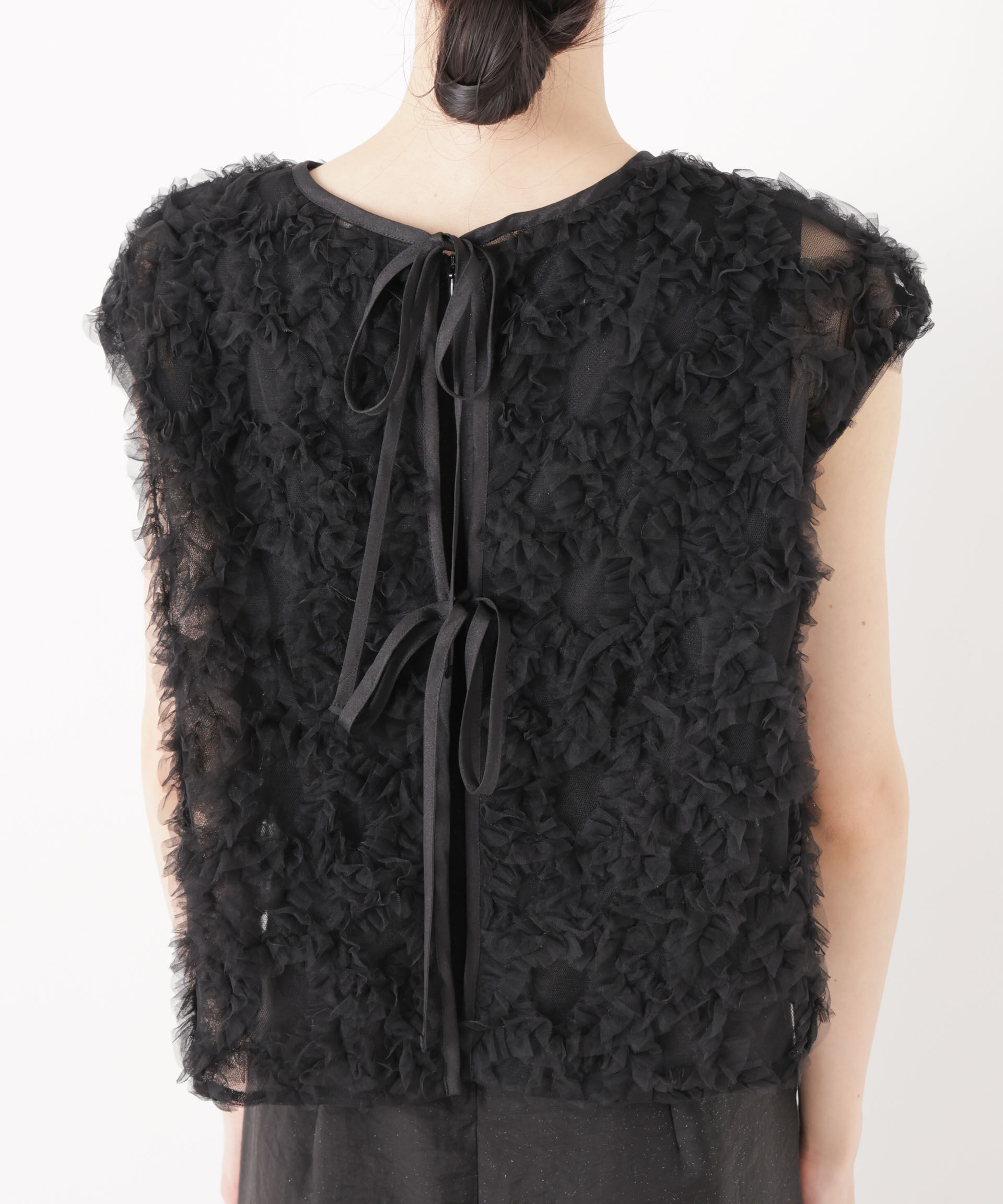 nano･universe「kaene/フラッフィーフラワーコンビドレス」|ワンピース|