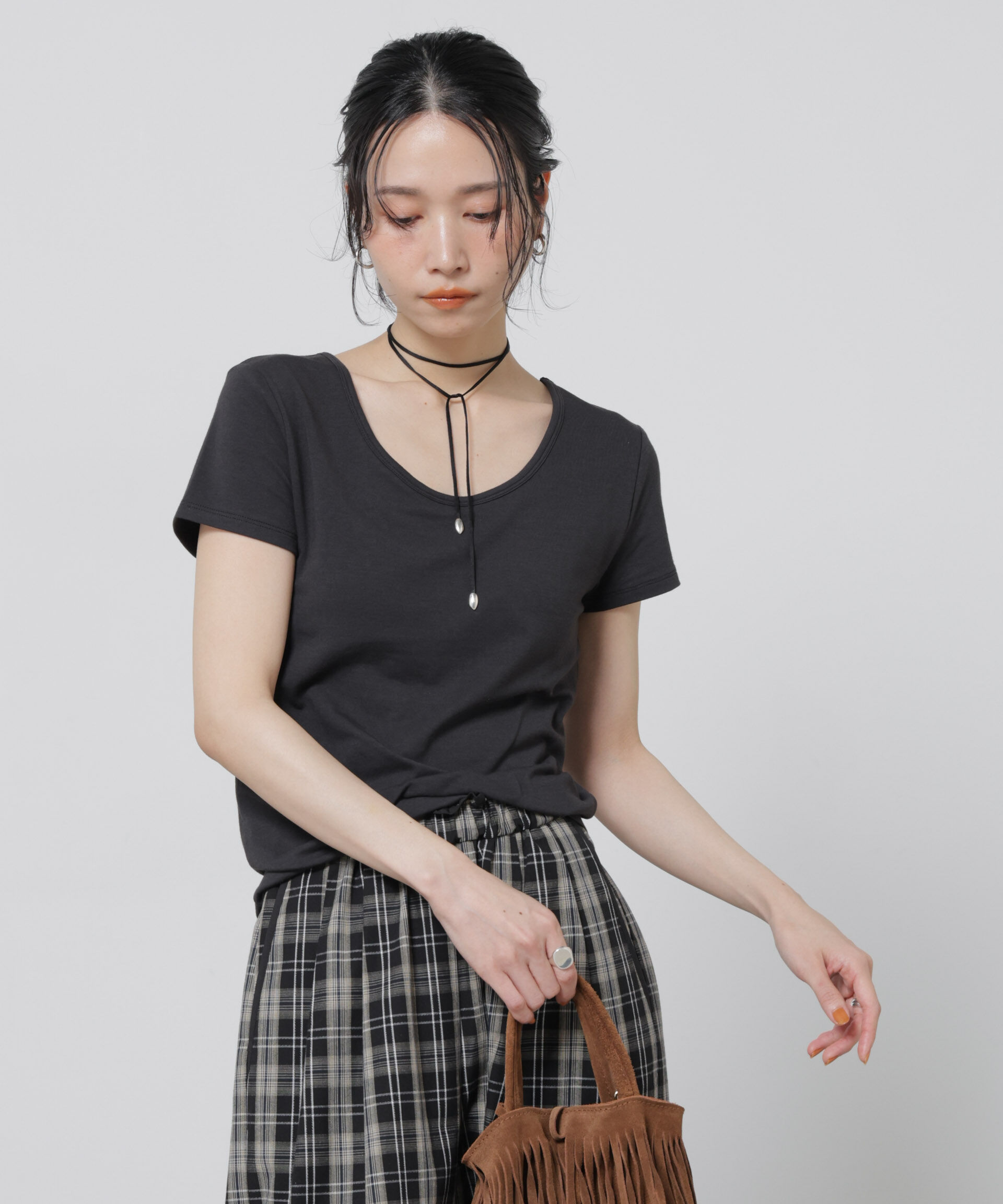 nano･universe「Anti Soaked(R) 汗染み防止カップ付きTシャツ」|Tシャツ・カットソー|