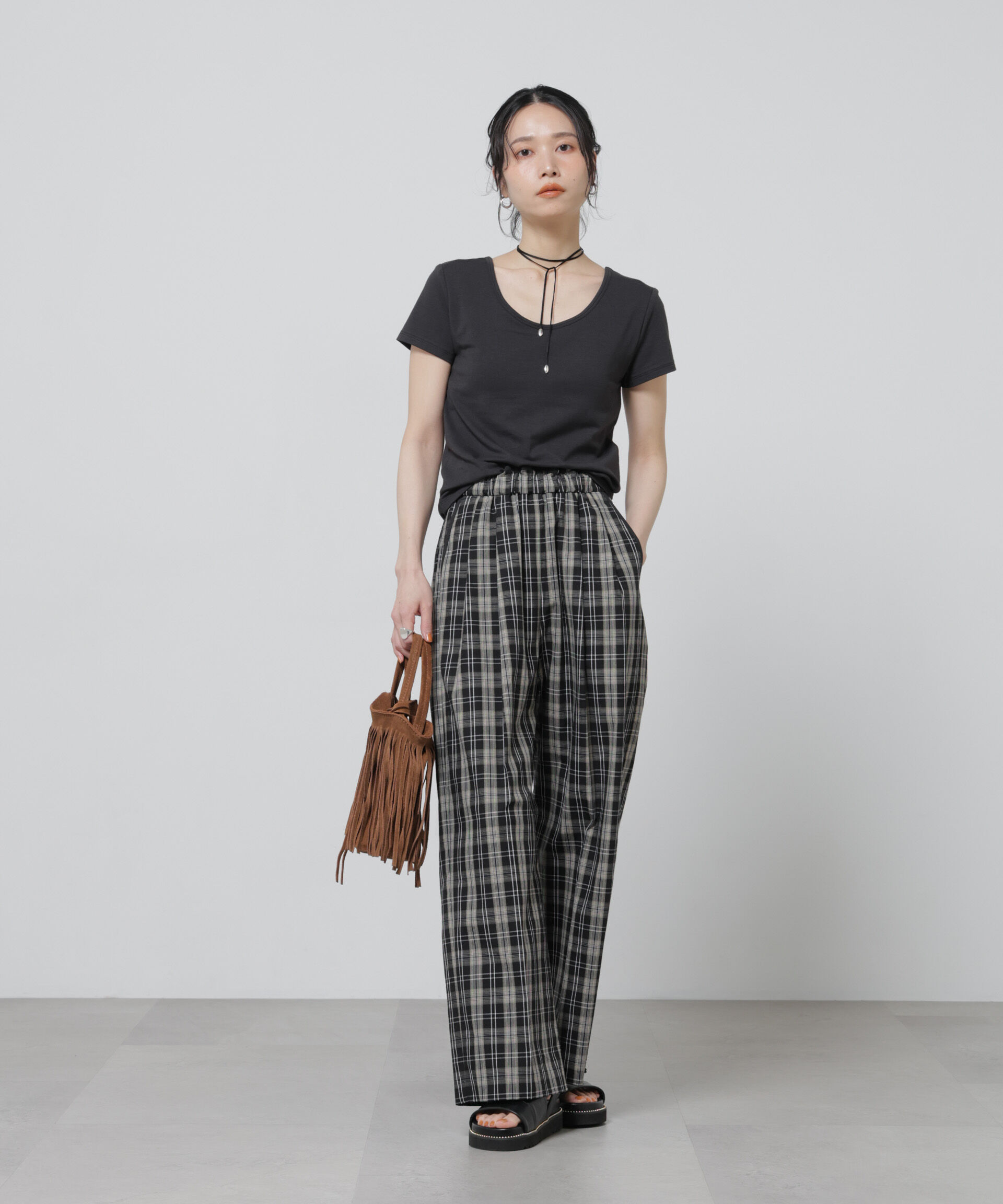 nano･universe「Anti Soaked(R) 汗染み防止カップ付きTシャツ」|Tシャツ・カットソー|