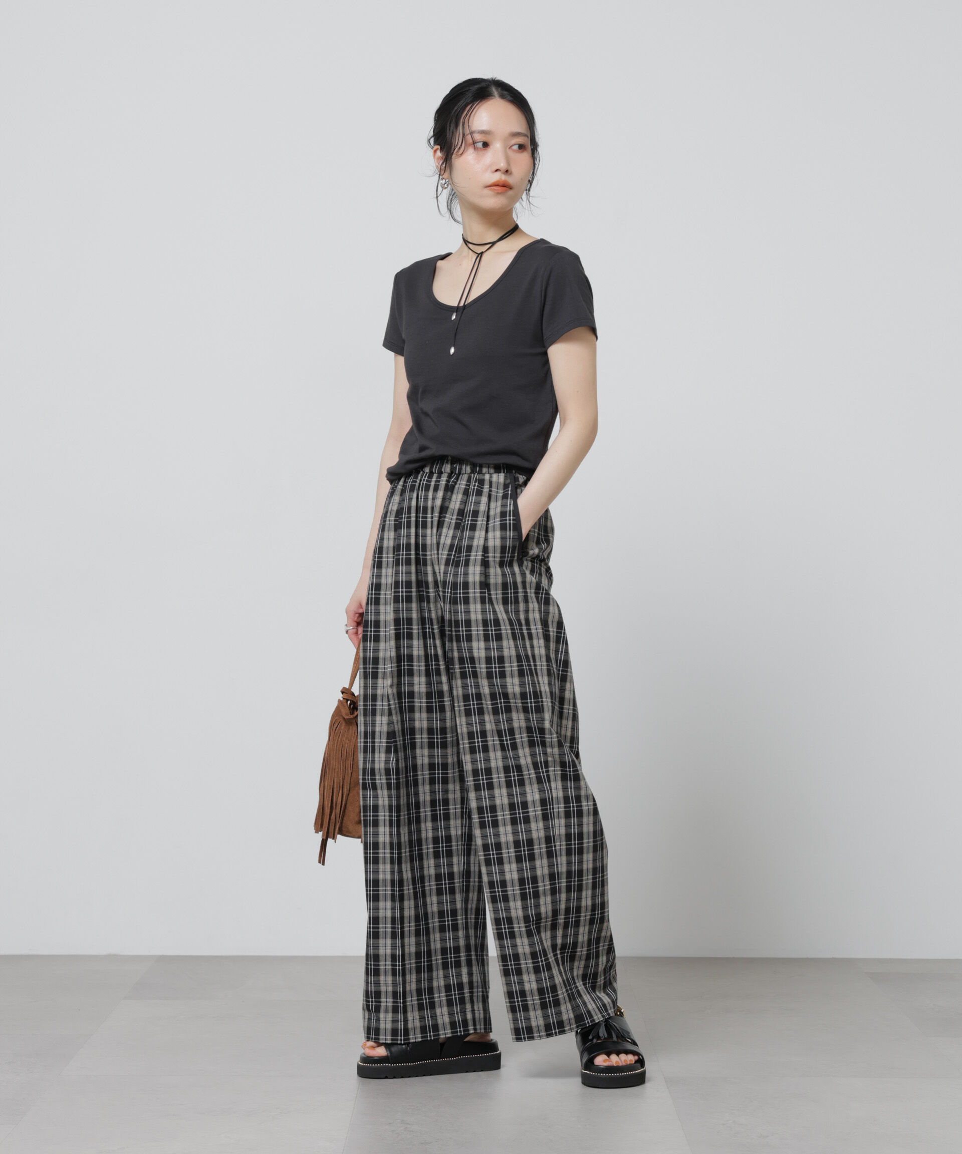 nano･universe「Anti Soaked(R) 汗染み防止カップ付きTシャツ」|Tシャツ・カットソー|