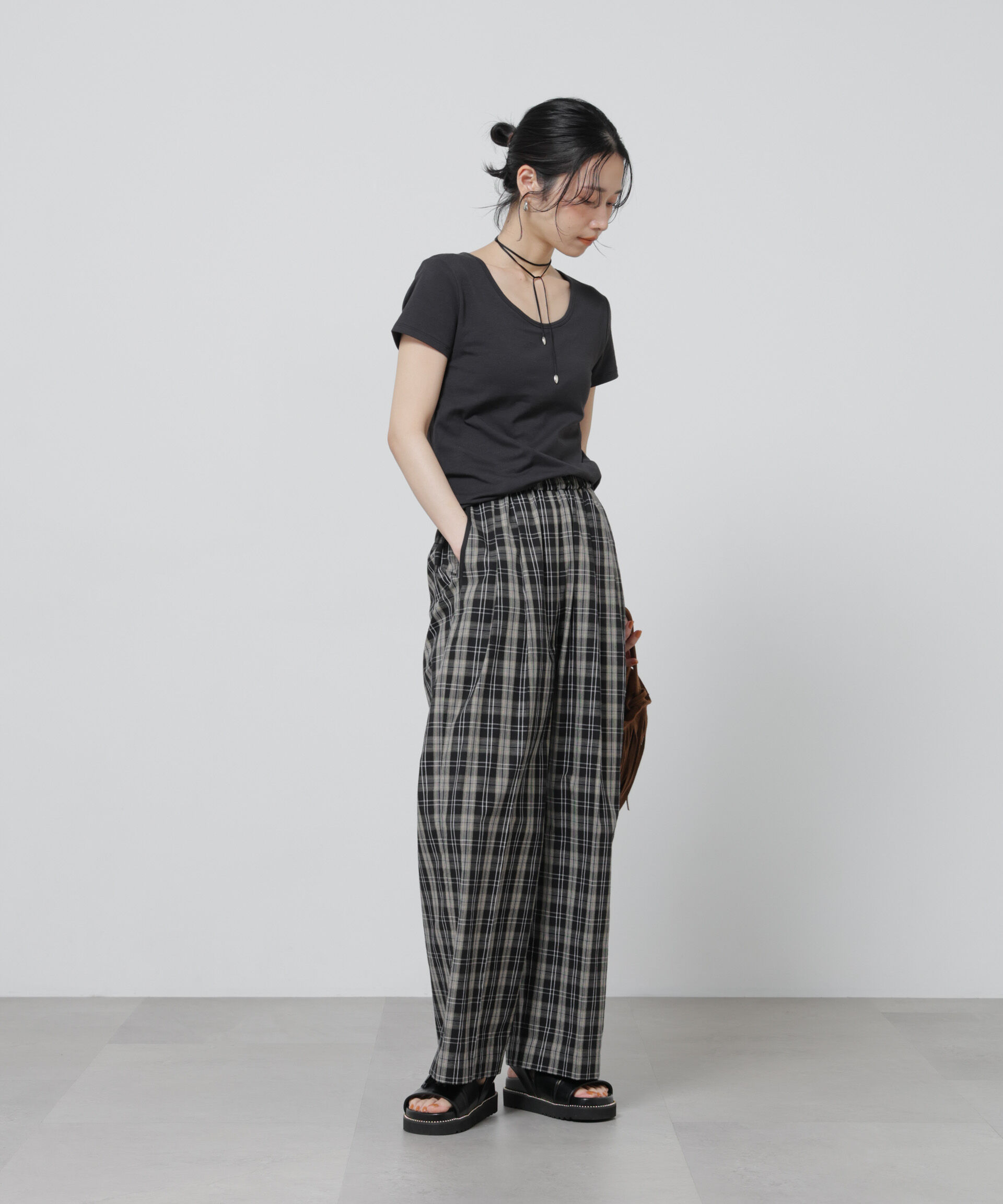 nano･universe「Anti Soaked(R) 汗染み防止カップ付きTシャツ」|Tシャツ・カットソー|