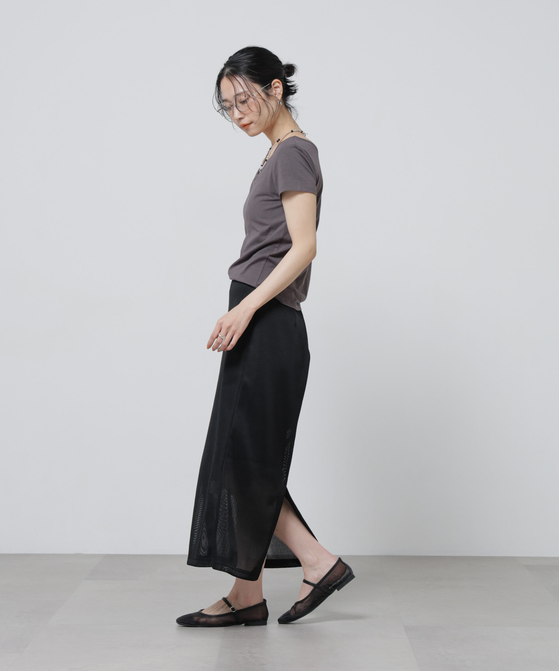 nano･universe「Anti Soaked(R) 汗染み防止カップ付きTシャツ」|Tシャツ・カットソー|