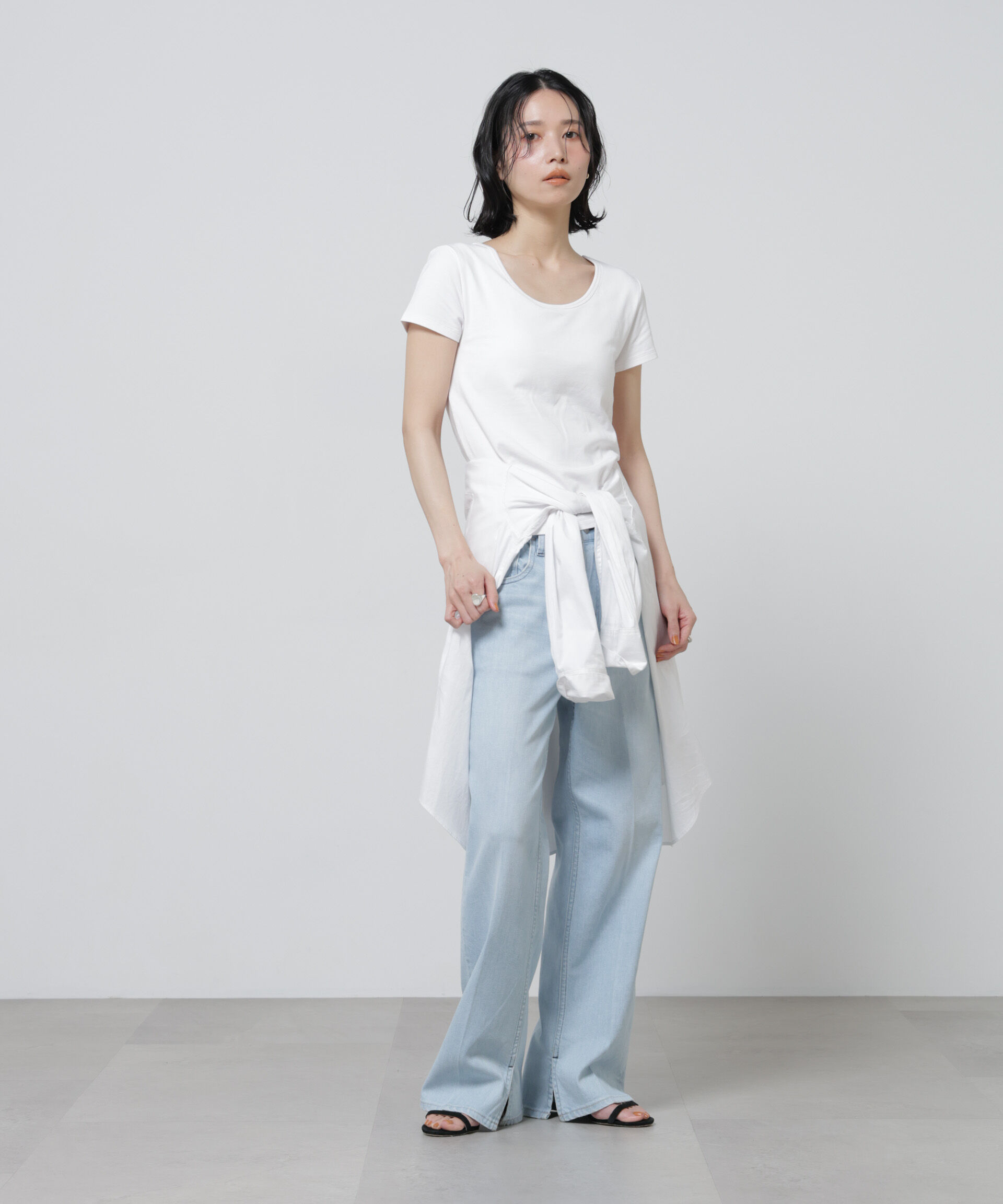 nano･universe「Anti Soaked(R) 汗染み防止カップ付きTシャツ」|Tシャツ・カットソー|