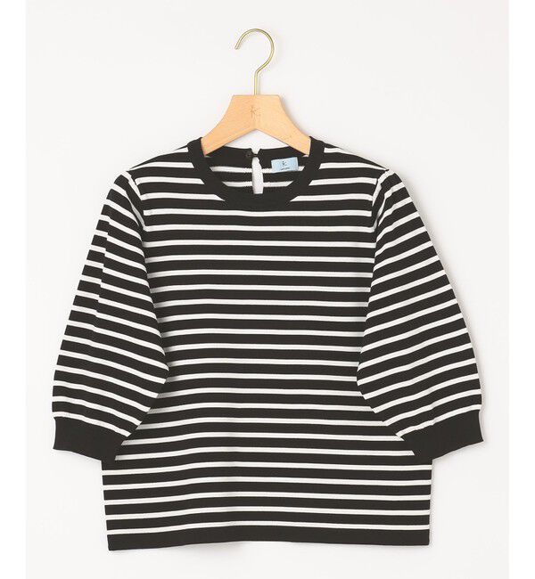 組曲「【UVケア・接触冷感】MINA 6分袖ニットプルオーバー」|ニット・セーター|