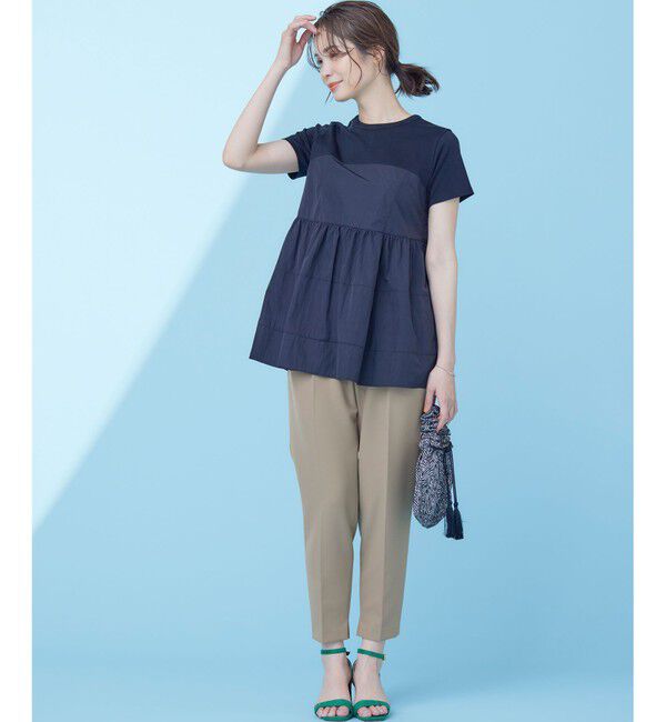 組曲「ライトダブルクロス テーパードパンツ」|その他|