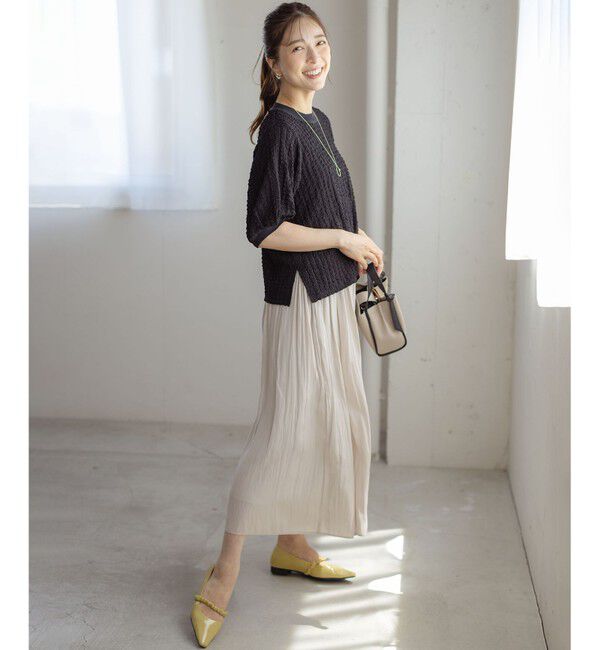 組曲「【春夏のNEWカラー登場】ギャザーライトデシン パンツ」|その他|