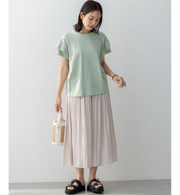 組曲「【春夏のNEWカラー登場】ギャザーライトデシン パンツ」|その他|