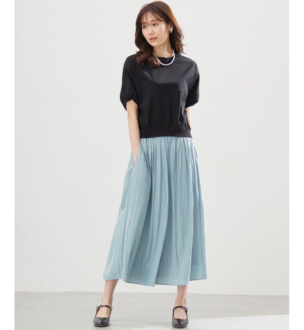 組曲「【春夏のNEWカラー登場】ギャザーライトデシン パンツ」|その他|