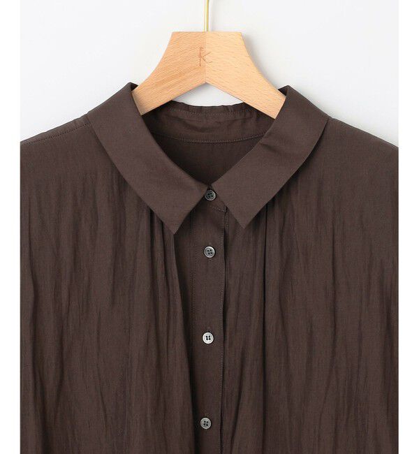 組曲「【入江未悠さんコラボ】ギャザーライトデシンティアード ブラウス」|シャツ・ブラウス|