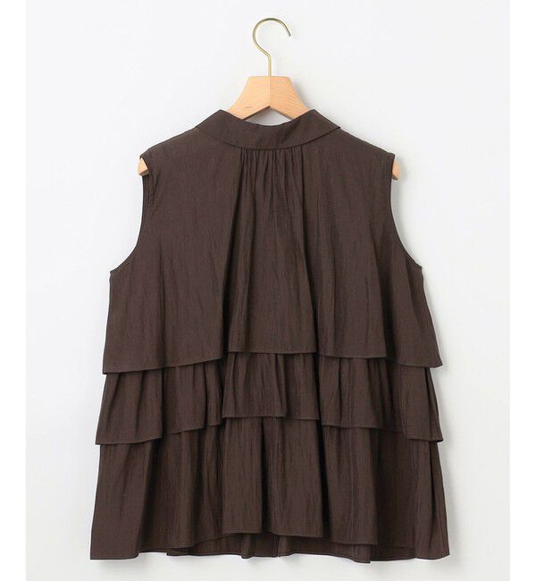 組曲「【入江未悠さんコラボ】ギャザーライトデシンティアード ブラウス」|シャツ・ブラウス|