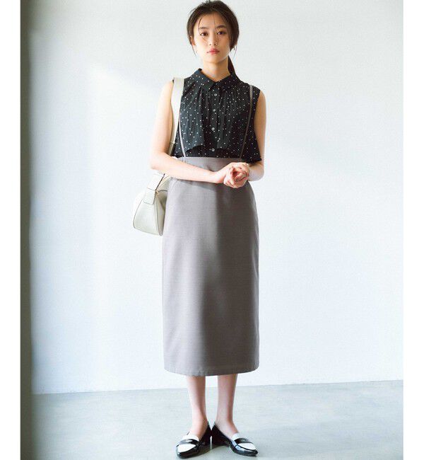 組曲「【入江未悠さんコラボ】ギャザーライトデシンティアード ブラウス」|シャツ・ブラウス|