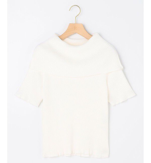 組曲「【WEB限定】クリアストレッチオフショルダー ニット」|ニット・セーター|