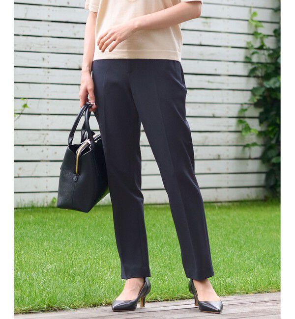 自由区「【WEB限定カラーあり・撥水加工】TRギャバテーパード パンツ」|その他|ネイビー系