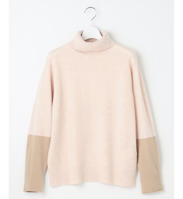 自由区「【洗える】セミウーステッドウールタートルネック ニット」|ニット・セーター|