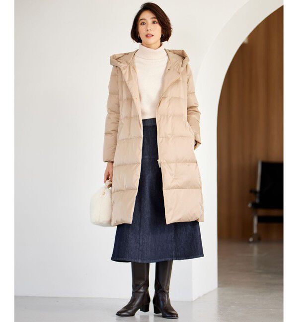 自由区「【洗える】セミウーステッドウールタートルネック ニット」|ニット・セーター|