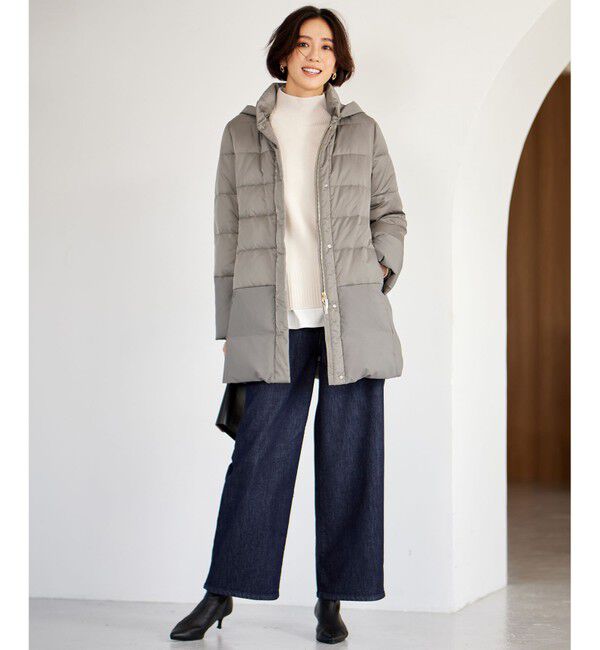 自由区「【洗える】ウスカルデニム ワイドパンツ」|デニム|