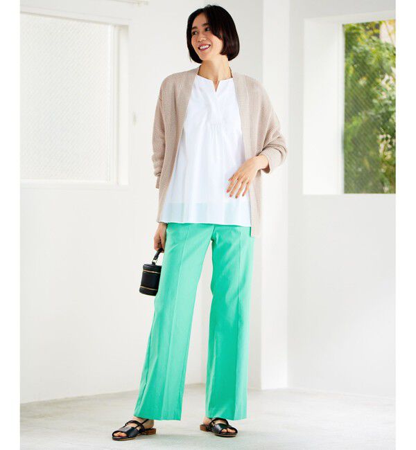 自由区「【洗える】SOMELOSテンセルスキッパー ブラウス」|シャツ・ブラウス|