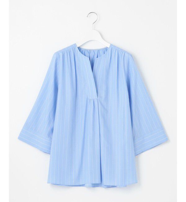 自由区「【洗える】SOMELOSテンセルスキッパー ブラウス」|シャツ・ブラウス|