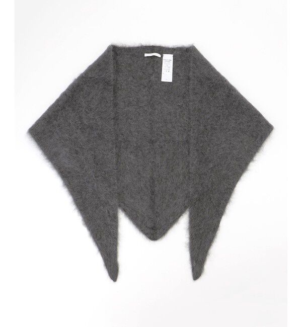 自由区「ファーカシミヤ ストール」|ストール|チャコール
