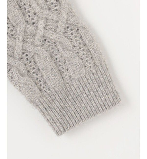 自由区「へアリーケーブル ニット」|ニット・セーター|