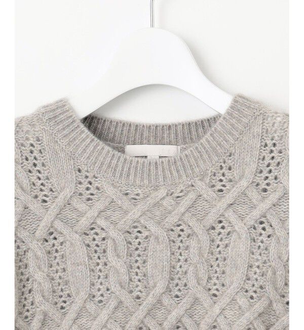 自由区「へアリーケーブル ニット」|ニット・セーター|