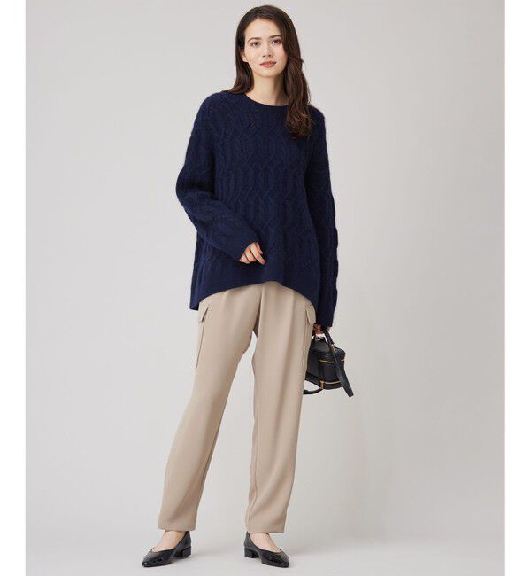 自由区「へアリーケーブル ニット」|ニット・セーター|