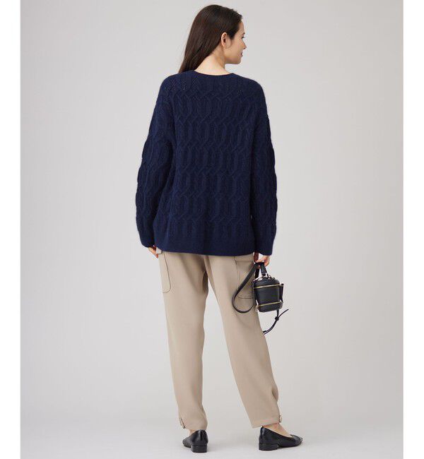 自由区「へアリーケーブル ニット」|ニット・セーター|