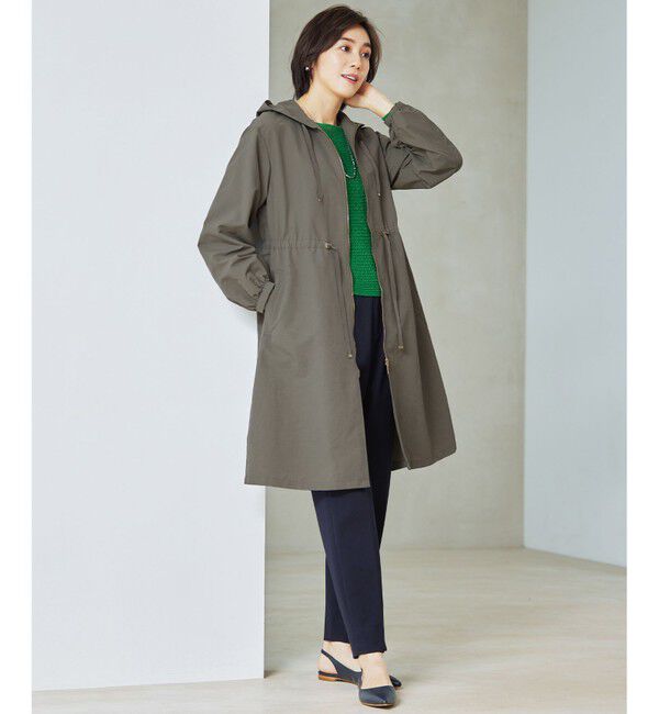 自由区「【洗える】リネンミドルゲージドルマンスリーブ ニット」|ニット・セーター|