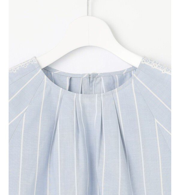 自由区「【洗える】エンブロイダリーブロードプルオーバー ブラウス」|シャツ・ブラウス|