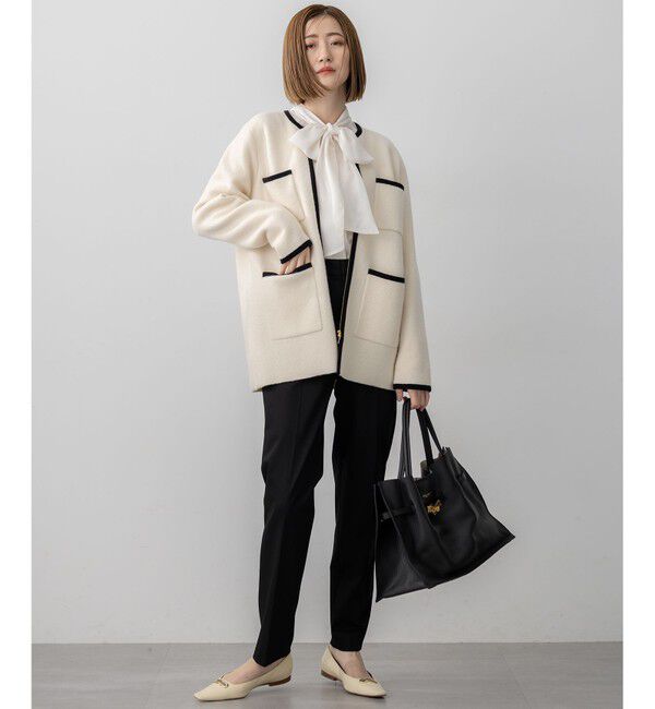 23区「【見上愛さん着用/洗える】シアービエラ ボウタイ ブラウス」|シャツ・ブラウス|