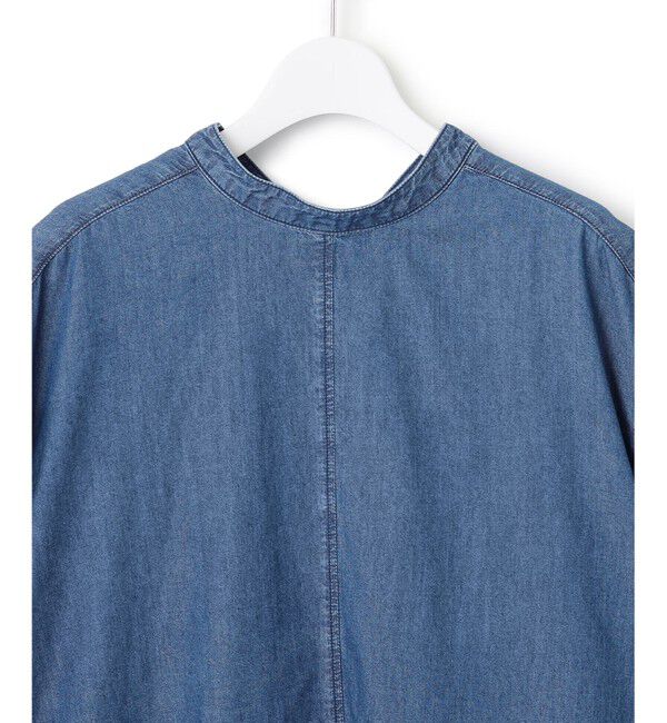 23区「【SLOW/一部店舗限定】ライトオンス デニム バックリボン ブラウス」|シャツ・ブラウス|