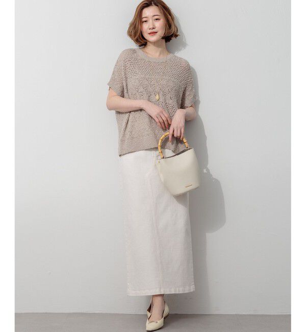 23区「23区DENIM Iライン デニムスカート」|スカート|