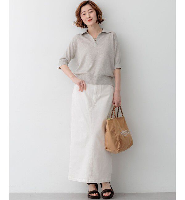 23区「23区DENIM Iライン デニムスカート」|スカート|