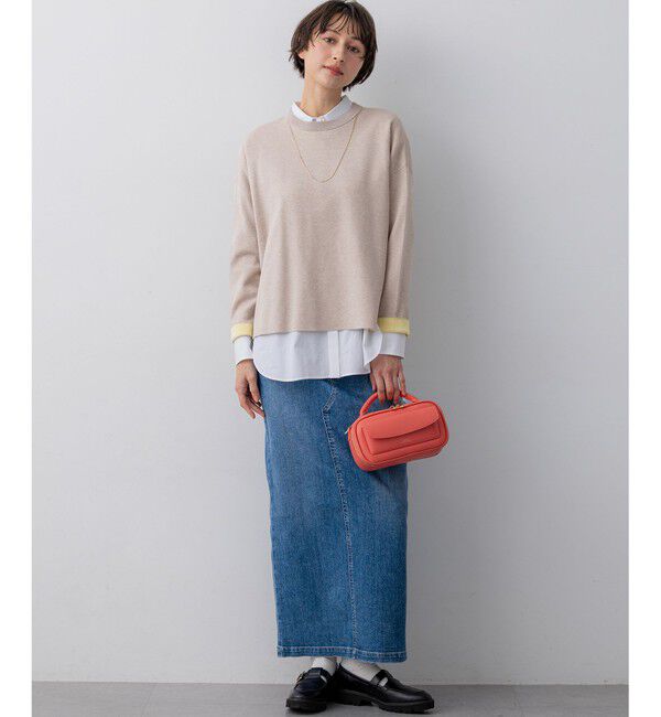 23区「23区DENIM Iライン デニムスカート」|スカート|