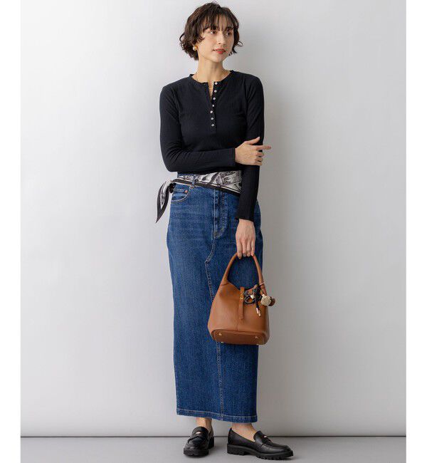 23区「23区DENIM Iライン デニムスカート」|スカート|