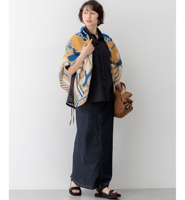 23区「23区DENIM Iライン デニムスカート」|スカート|