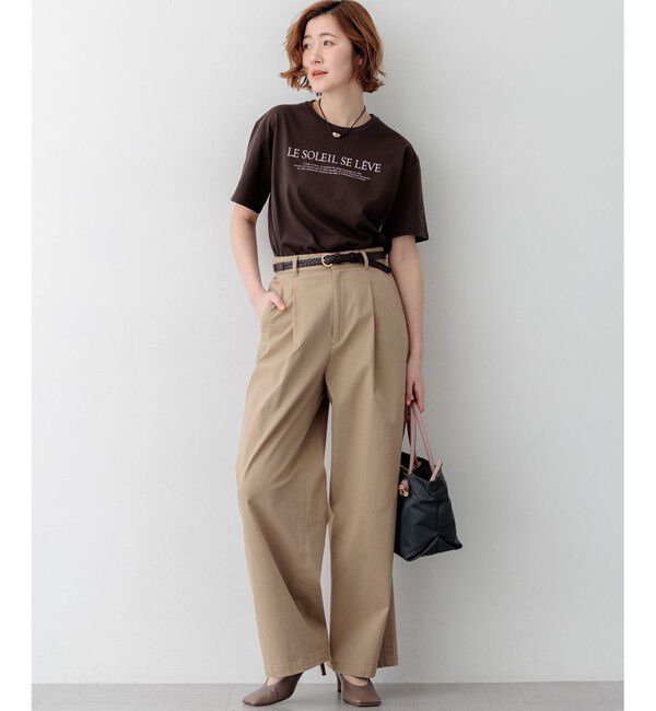 23区「LE SOLEIL SE LEVE ロゴ Tシャツ」|Tシャツ・カットソー|